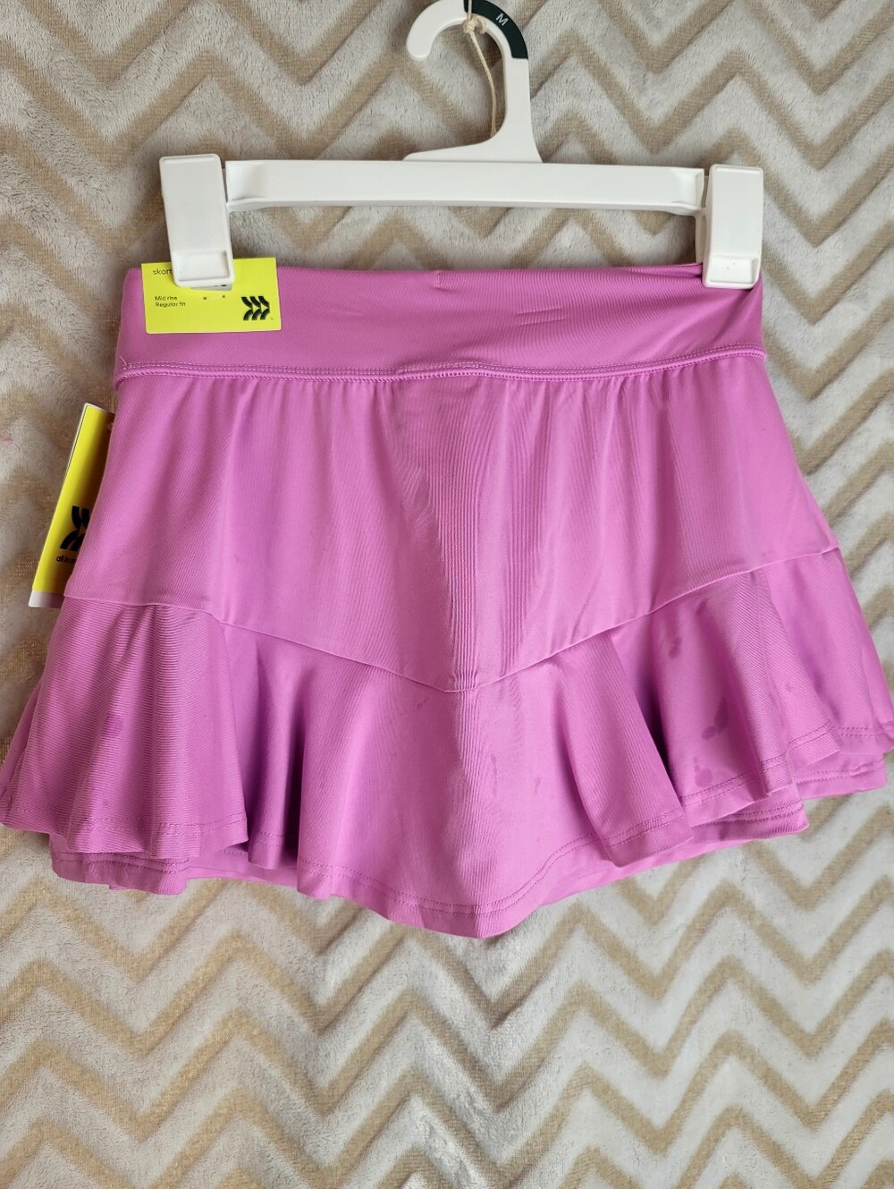 All in Motion Pink Ruffle Athletic Skort For Kids Girls Size Large 10-12